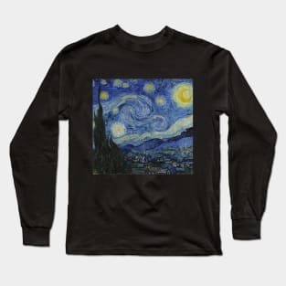 The Starry Night (1889) by Vincent van Gogh Long Sleeve T-Shirt